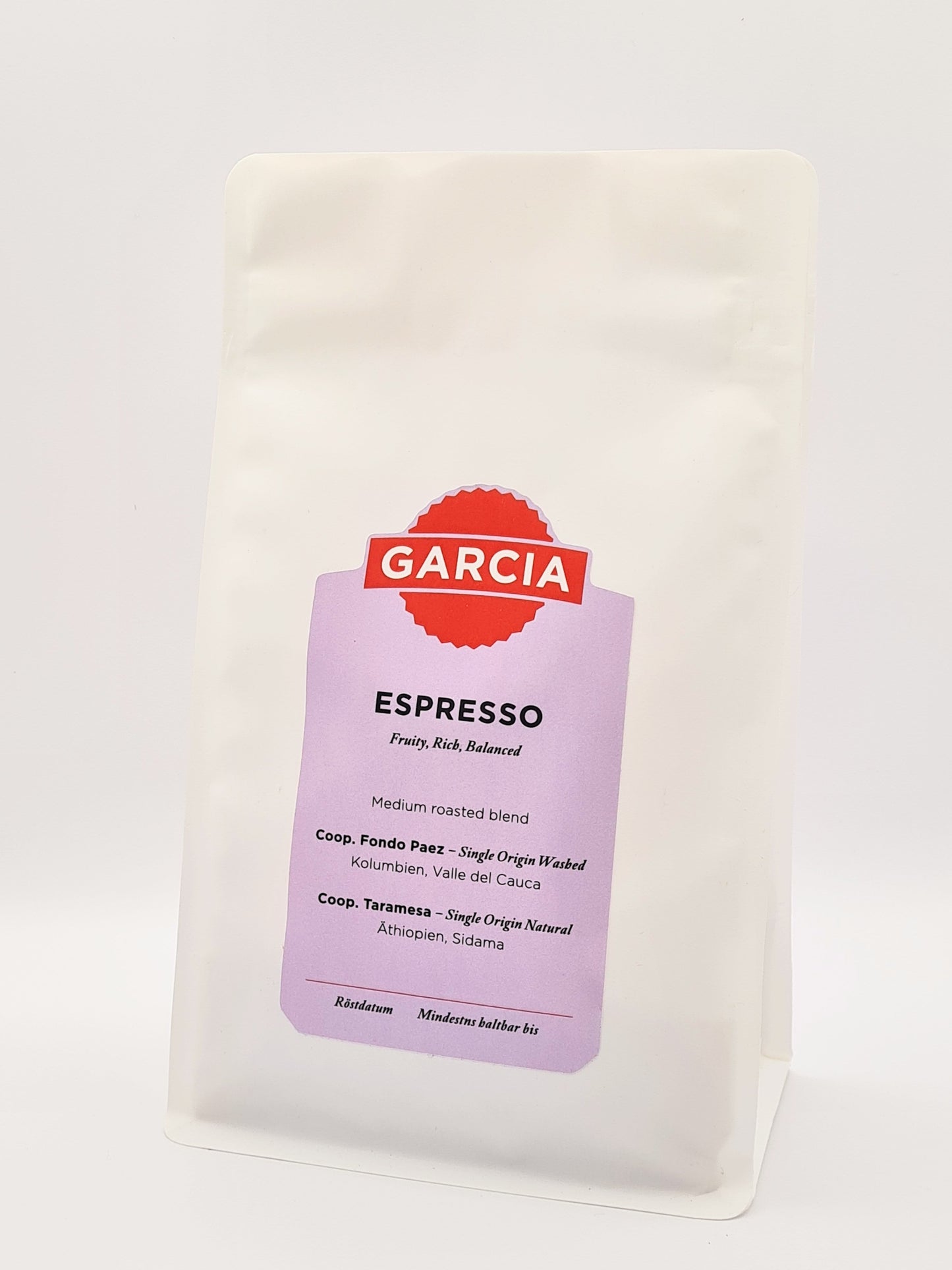 GARCIA Espresso Roast 500g | ESPRESSO | Fruity, Rich, Balanced