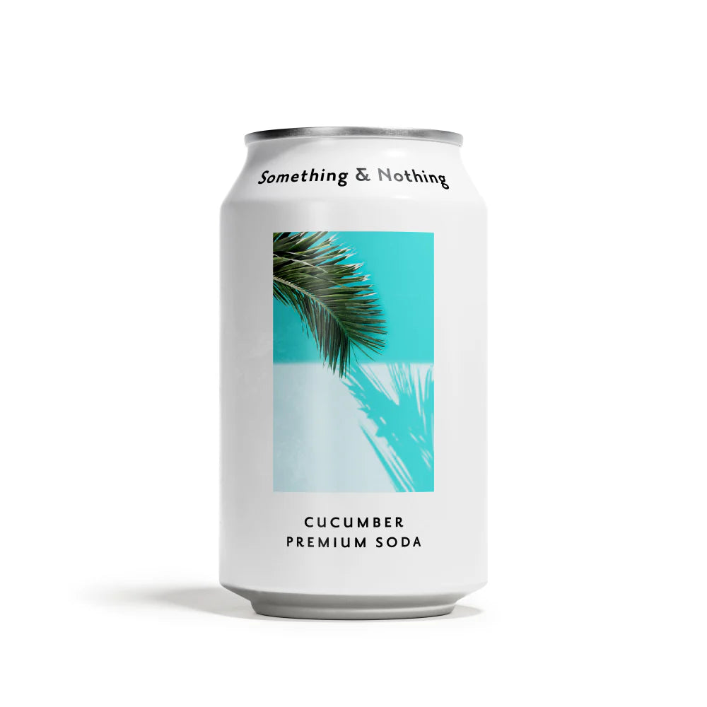 Cucumber Premium Soda 330ml | Something & Nothing