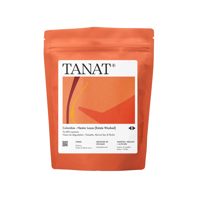 TANAT | Colombia Nestor Lasso Anaerobic Washed 200g | Espresso