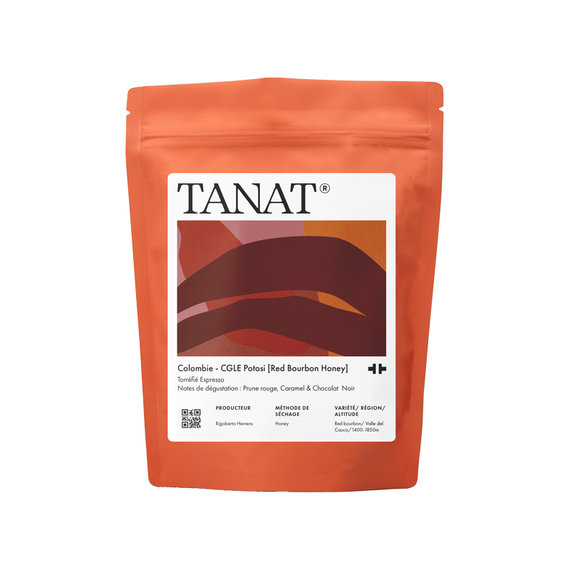 TANAT | Colombia CGLE Potosi red bourbon honey 200g | Espresso