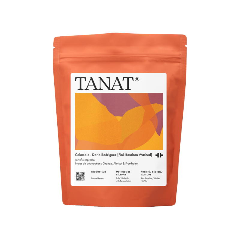 TANAT | Colombia Dario Rodriguez Pink Bourbon washed 200g | Espresso