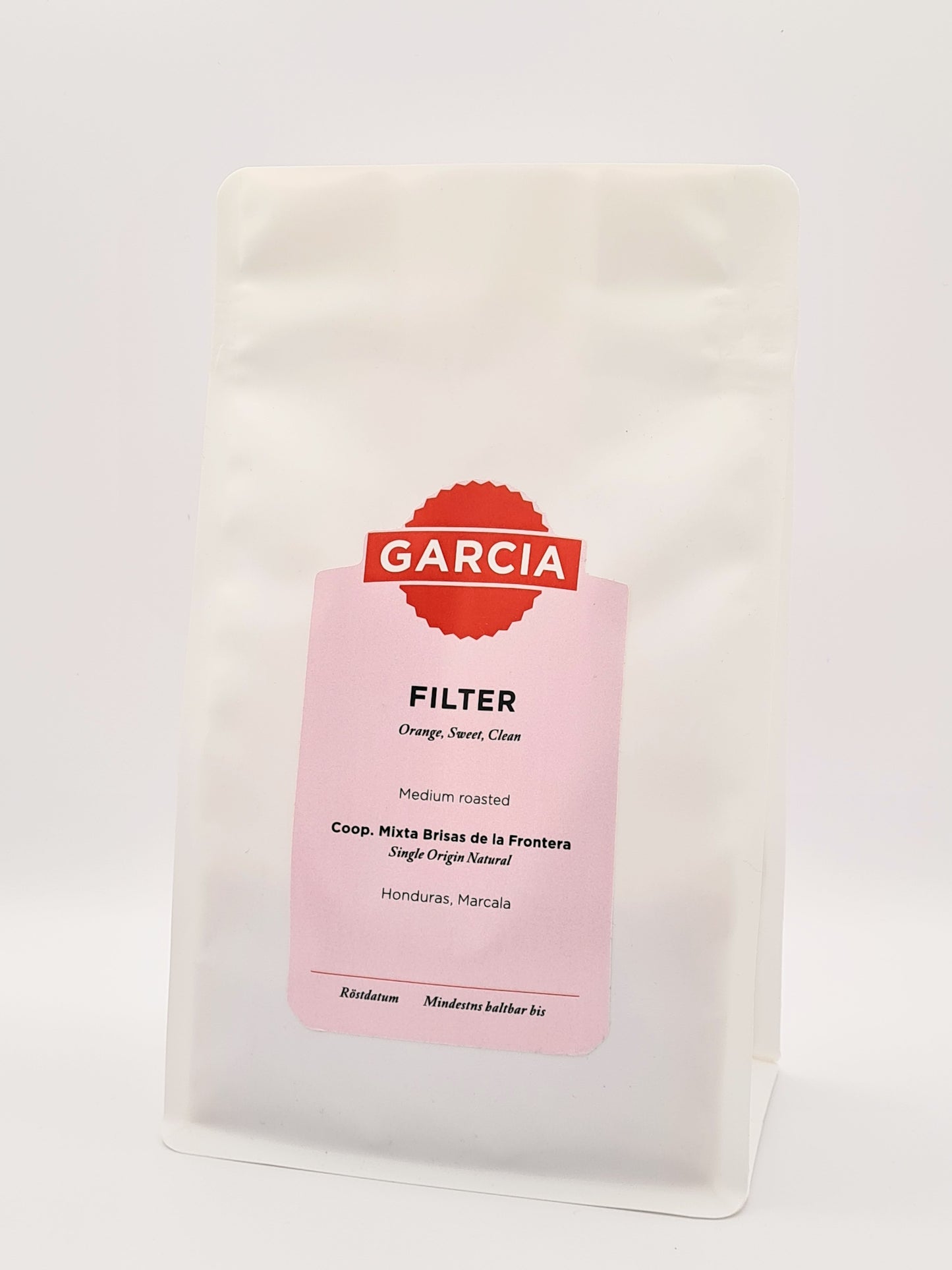 GARCIA Filter Roast 250g | Natural Honduras | Orange, Sweet, Clean