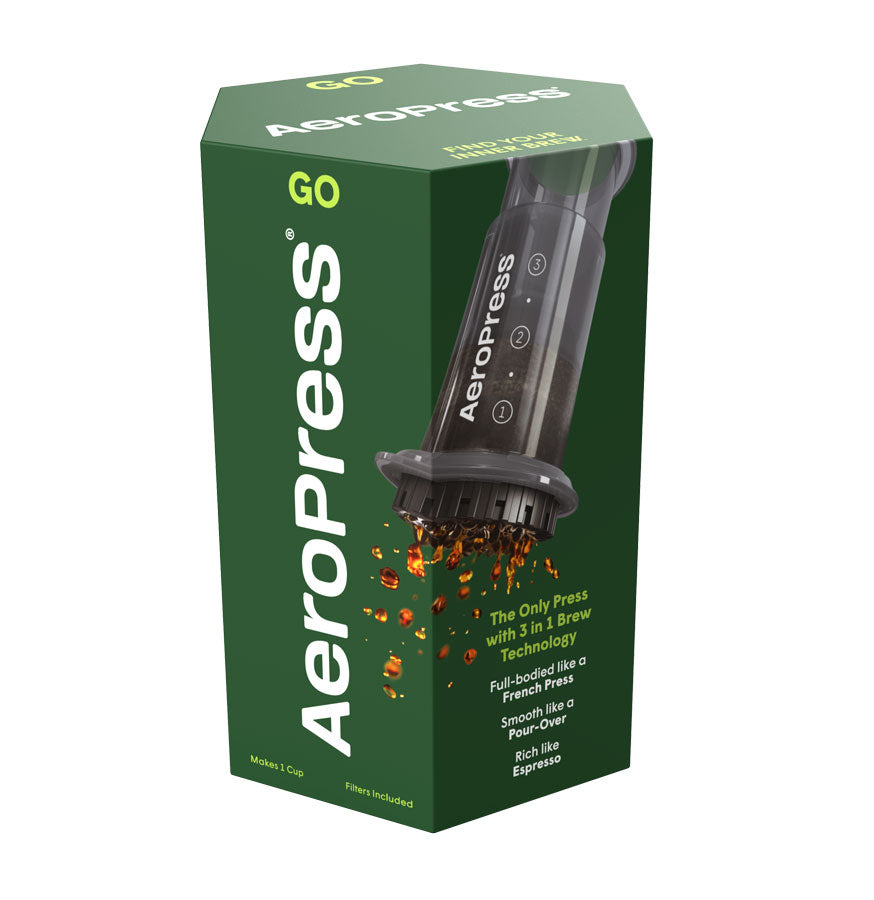AEROPRESS Coffee Maker GO inkl. 100 Filter | Coffee Maker Aerobie