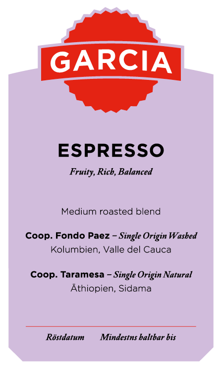GARCIA Espresso Roast 1kg | ESPRESSO | Fruity, Rich, Balanced