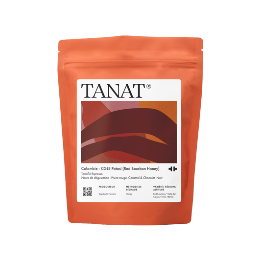 TANAT | Colombia CGLE Potosi red bourbon honey 200g | Espresso