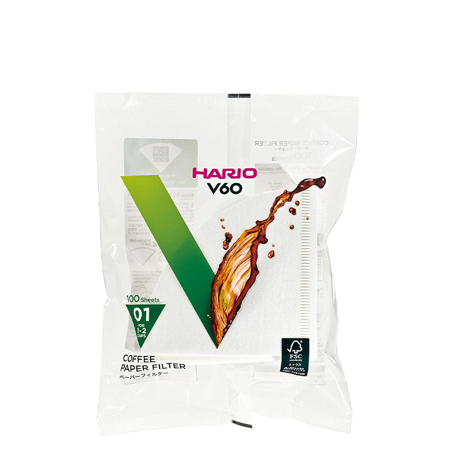 HARIO V60 Papierfilter | Kaffeefilter | 100 Stück