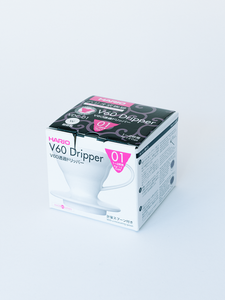 HARIO V60 Coffee Dripper | Handfilter Keramik weiß