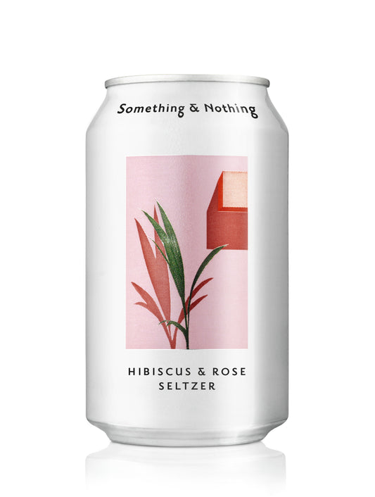 SELTZER HIBISCUS ROSE 330ml | Something & Nothing