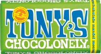 TONY`S CHOCOLONELY | vegane Zartbitterschokolade 51% Mandel Meersalz 180g Tafel | Schokolade kaufen